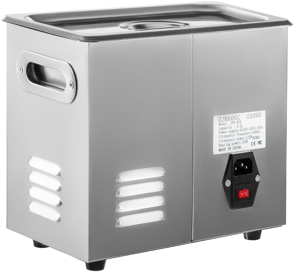 VEVOR Ultragarsinis valiklis su rankenėle, 3L, 40kHz