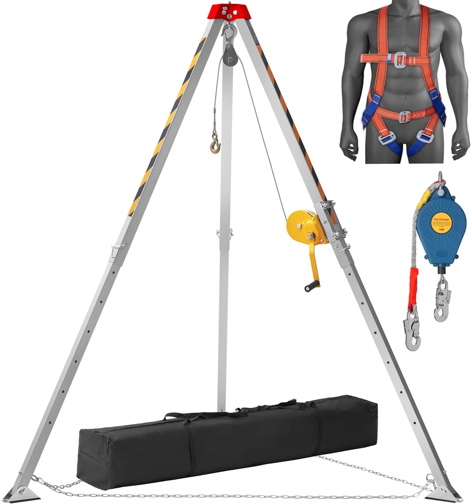 VEVOR Darbo erdvės trikojo komplektas 544 kg