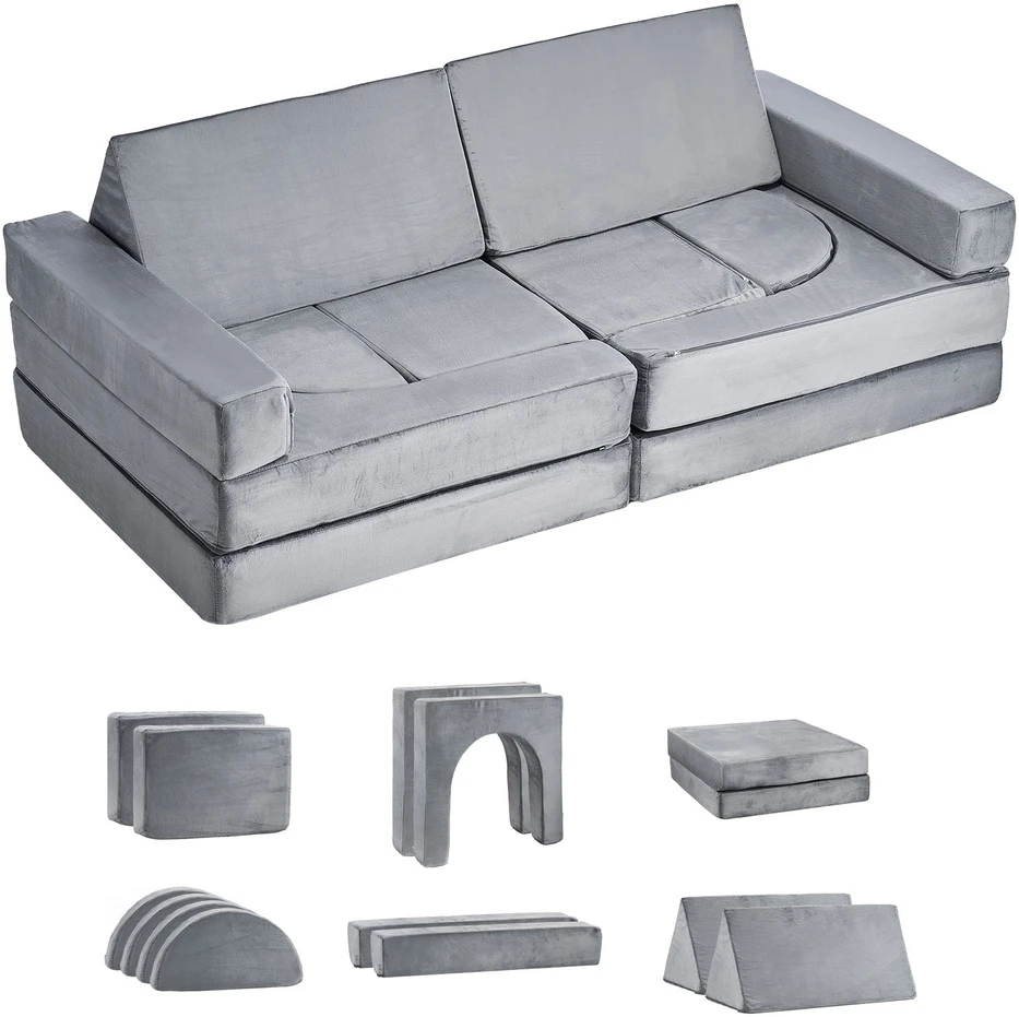 VEVOR Vaikiška modulinė sofa su atlošais