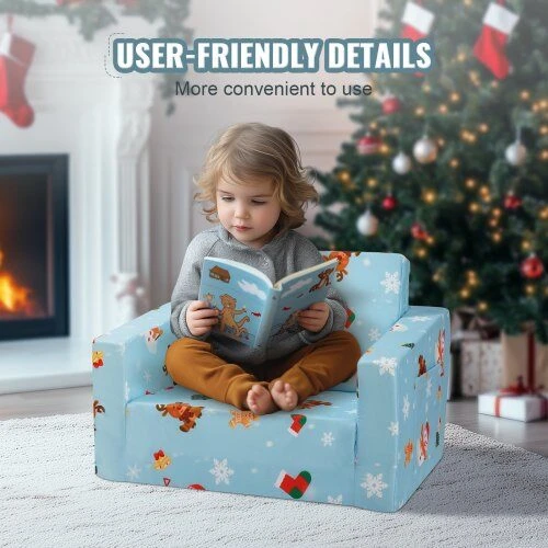 VEVOR Sulankstoma vaikiška sofa-lova 2-in-1