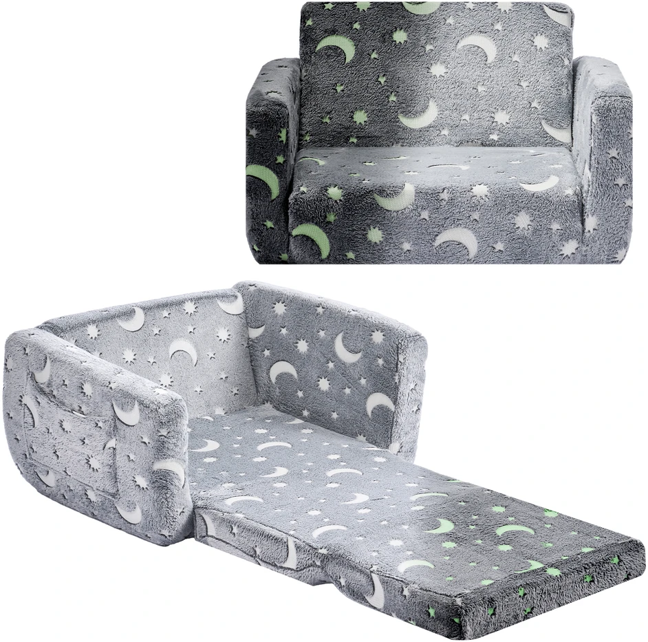 VEVOR 2-in-1 vaikų sofa-lova su porankiais