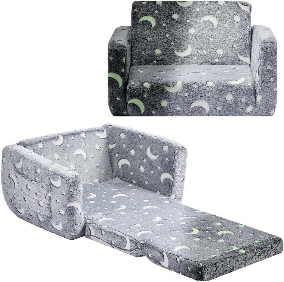 VEVOR 2-in-1 vaikų sofa-lova su porankiais