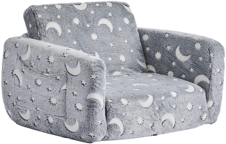 VEVOR 2-in-1 vaikų sofa-lova su porankiais