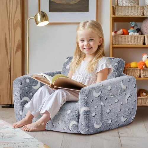 VEVOR 2-in-1 vaikų sofa-lova su porankiais