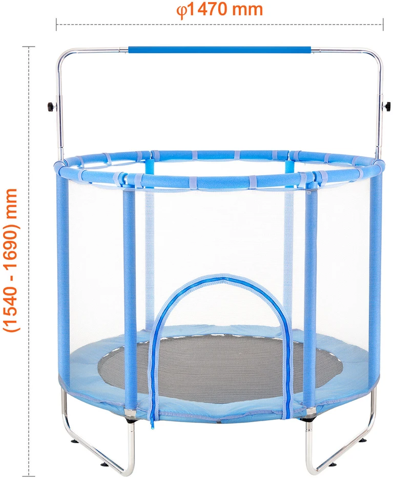 VEVOR 138 cm batutas vaikams su tinklu viduje ir lauke