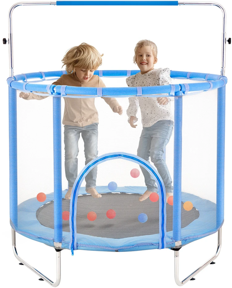 VEVOR 138 cm batutas vaikams su tinklu viduje ir lauke