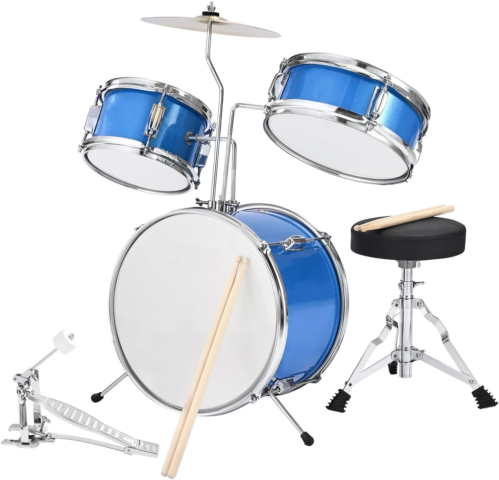 VEVOR Vaikų 3 dalių būgnų rinkinys su 36 cm būgnu