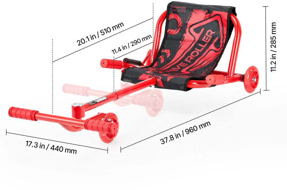 Vaikiškas paspiriamas triratis VEVOR HD-6003S, 60 kg apkrova