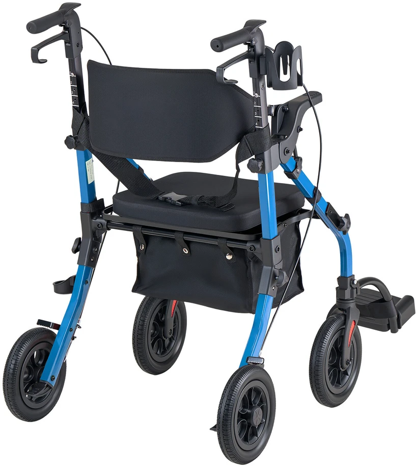 VEVOR 2-in-1 vaikštynė ir transporto kėdė senjorams