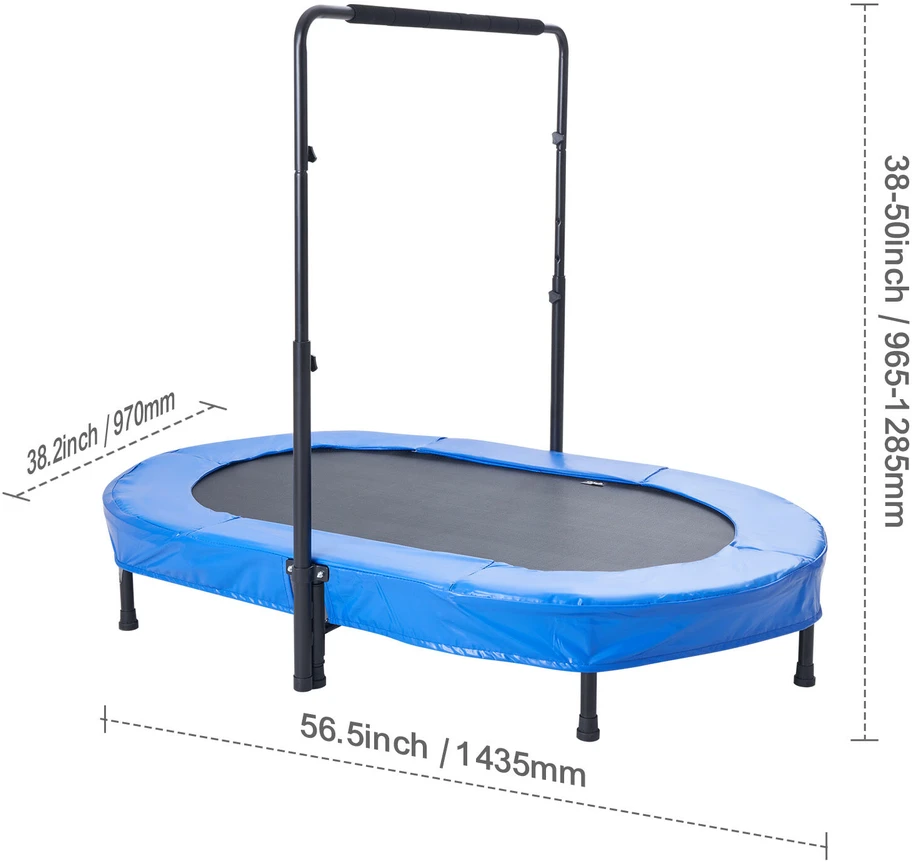 VEVOR 143 cm vaikiškas sulankstomas batutas