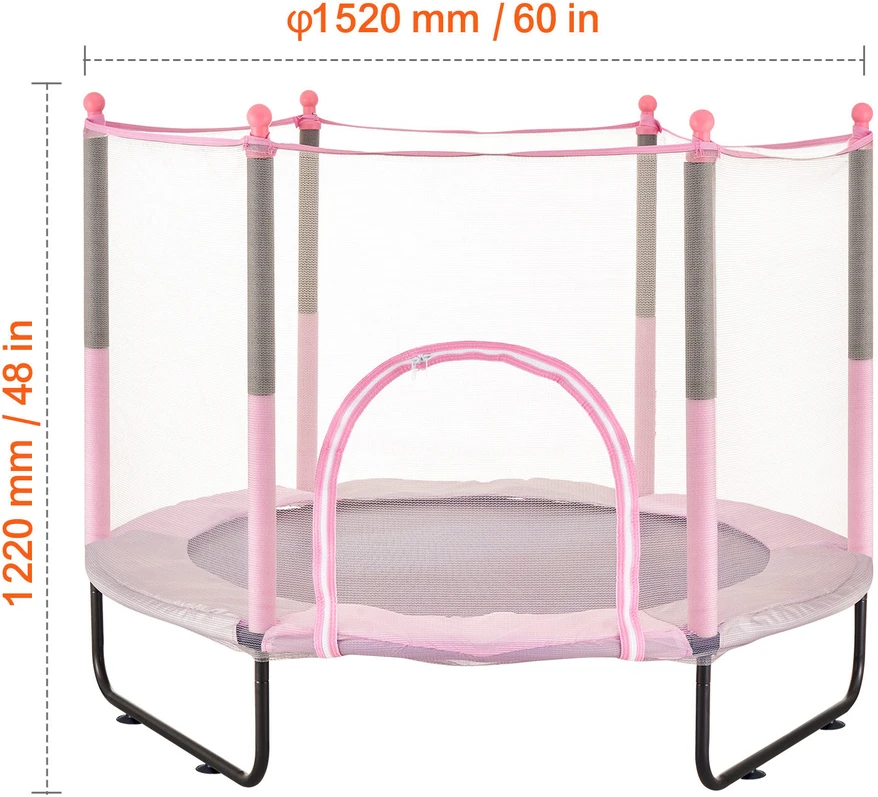 VEVOR Vaikiškas 154 cm batutas su tinklu