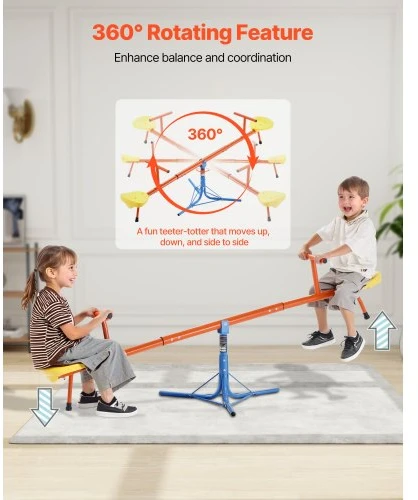 VEVOR Vaikiška sūpynė sukanti 360°