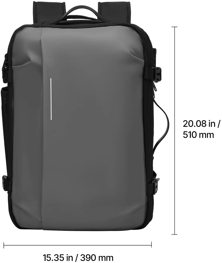 VEVOR Pilkas vakuuminis kelioninis kuprinė, 65L