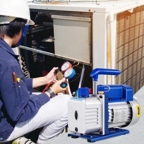 VEVOR Dviejų pakopų oro vakuumo pompa 9 CFM 220V