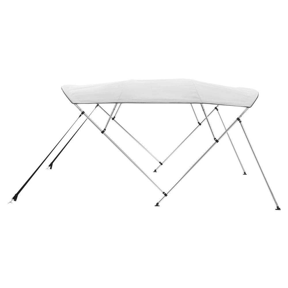 VEVOR Keturburis bimini viršus valtims 244 cm šviesiai pilkas