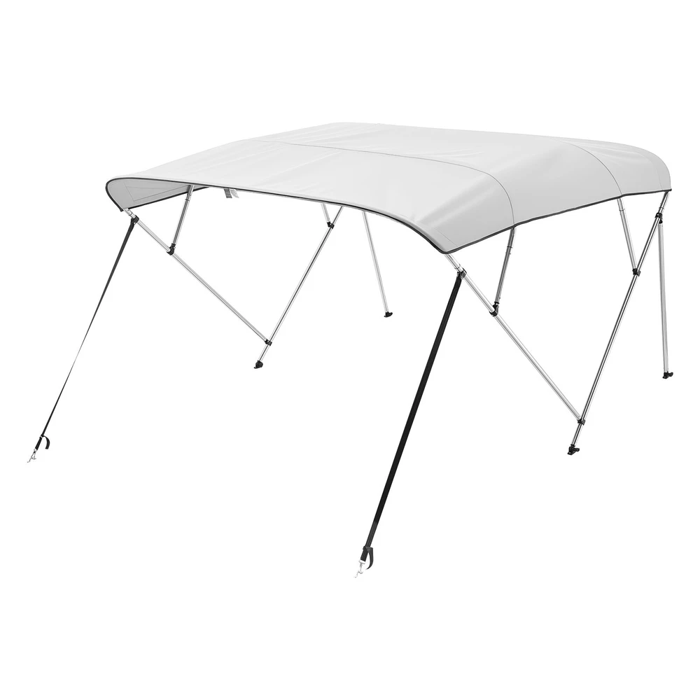 VEVOR Keturburis bimini viršus valtims 244 cm šviesiai pilkas