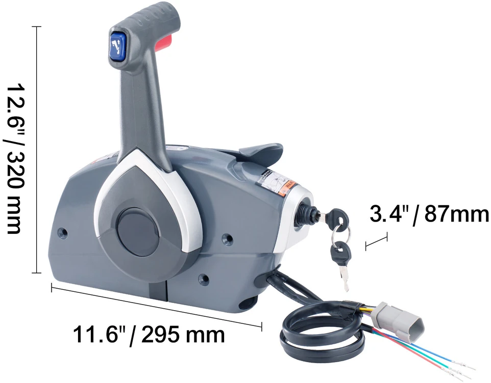 VEVOR Išorinis droselio reguliavimo pultas Evinrude Johnson