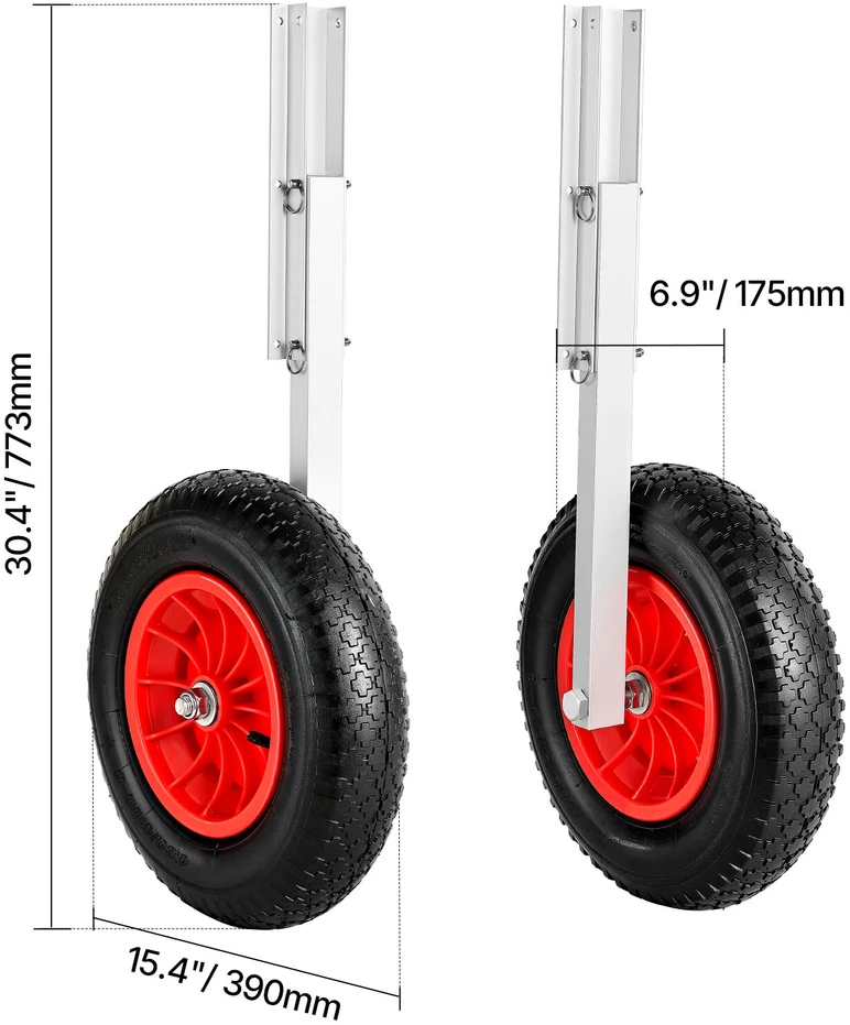 VEVOR Valčių išleidimo ratai, 136.1kg keliamoji galia