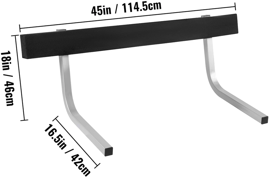 VEVOR Valties priekabos kreiptuvas 114 cm su kilimine danga