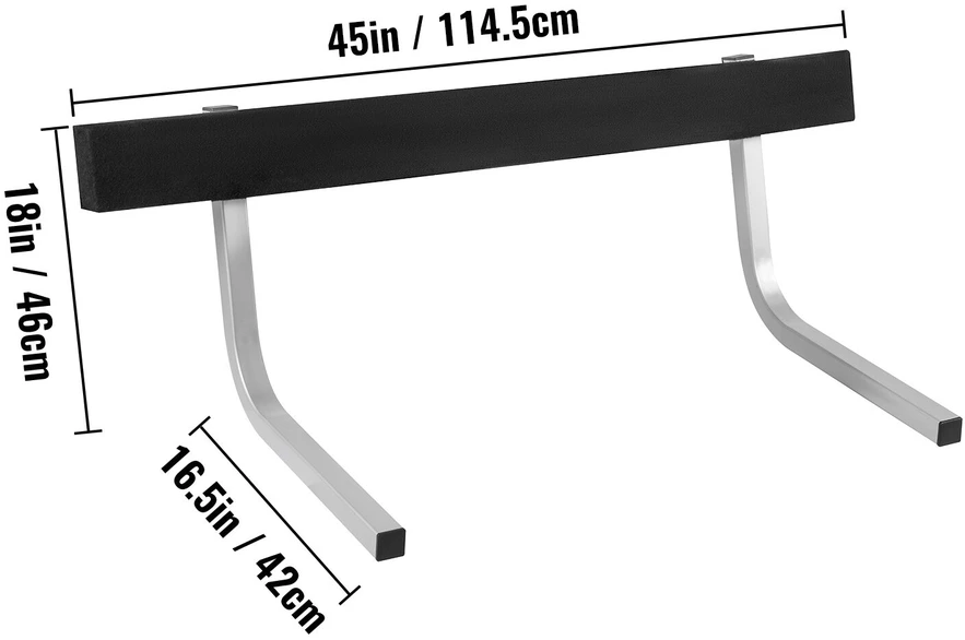 VEVOR Valties priekabos kreiptuvas 114 cm su kilimine danga