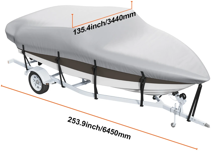 VEVOR Valties uždanga 5180-5790 mm su variklio dangčiu