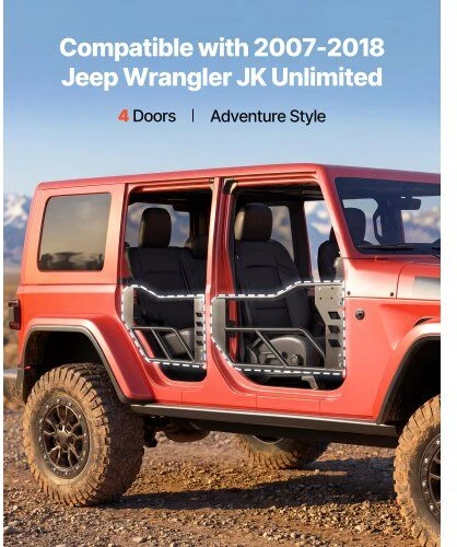 VEVOR Jeep vamzdinės durys 4 durims JK Unlimited