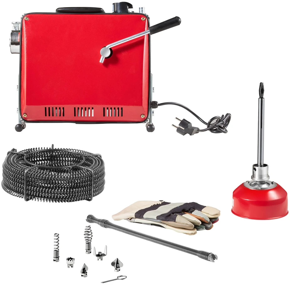 VEVOR Vamzdžių valymo mašina 400W, 1400RPM