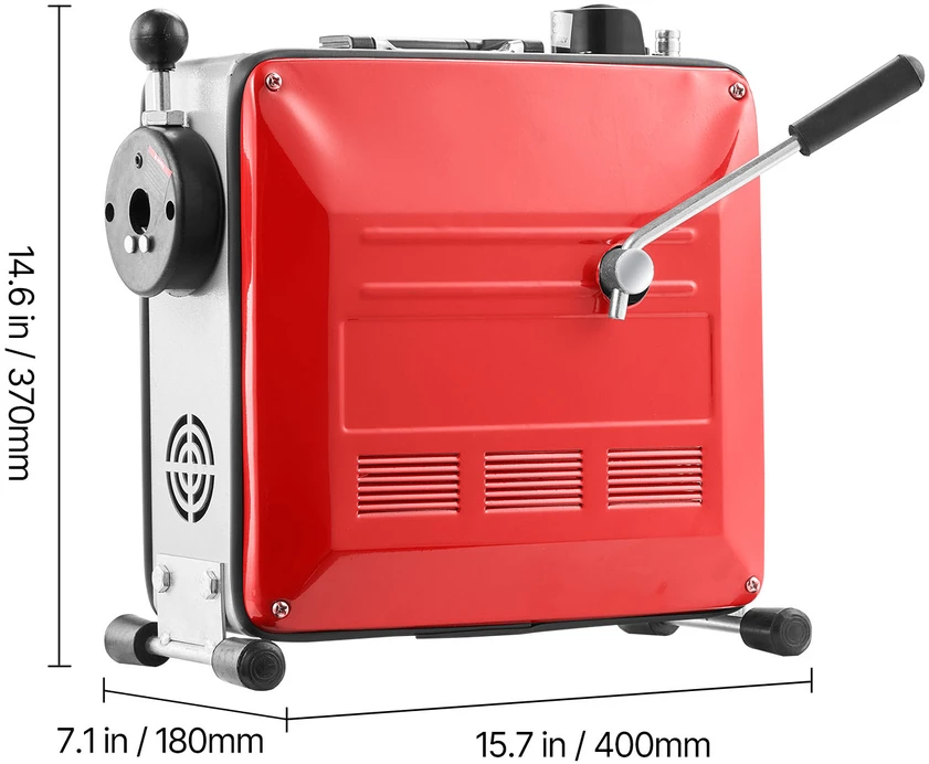 VEVOR Vamzdžių valymo įranga, 850W su 11 pjovėjų