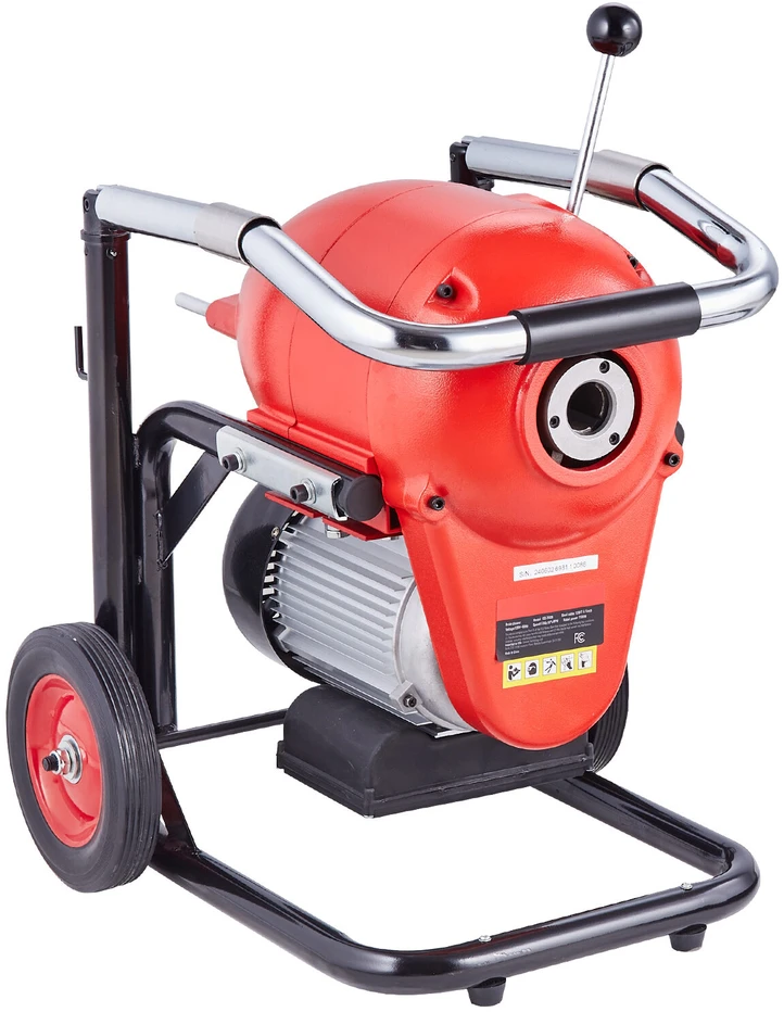 VEVOR Vamzdynų valymo įrenginys, 1100W, 36,5m