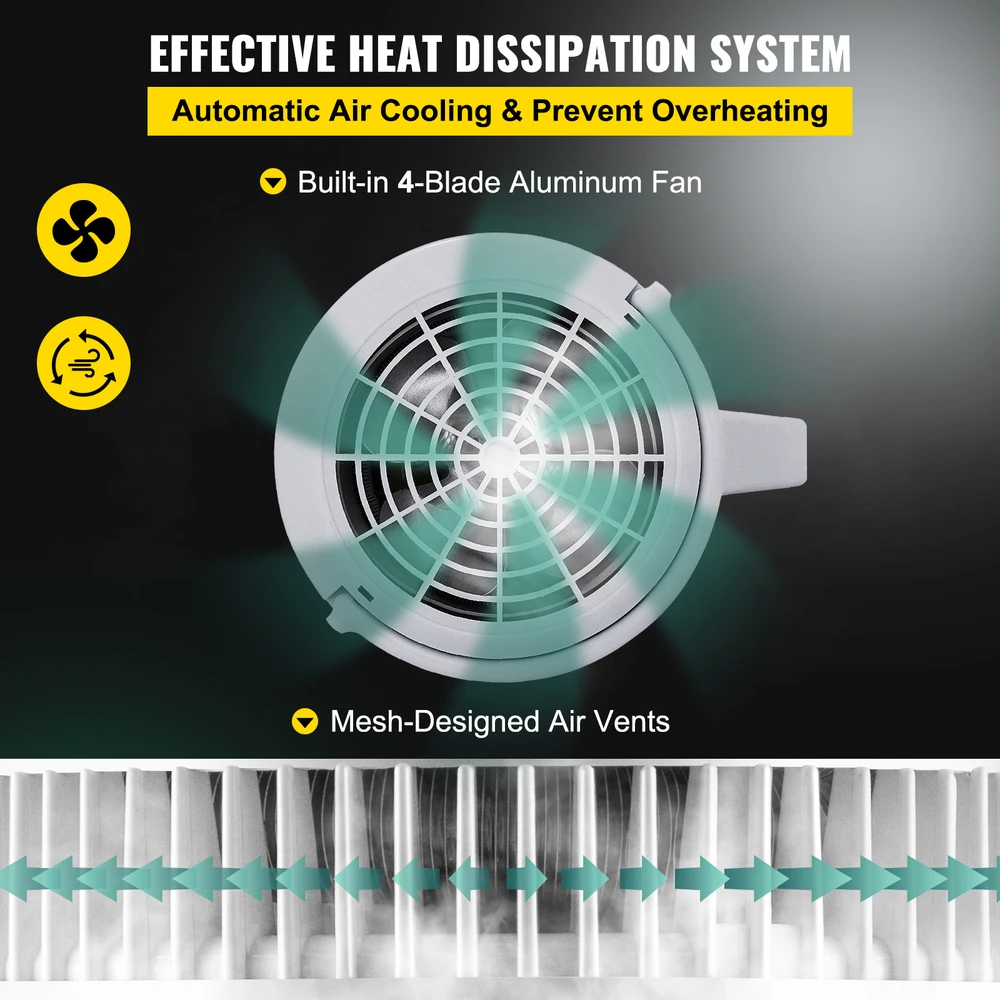 VEVOR 4 l vandens distiliatorius 1,3 l/h 220V