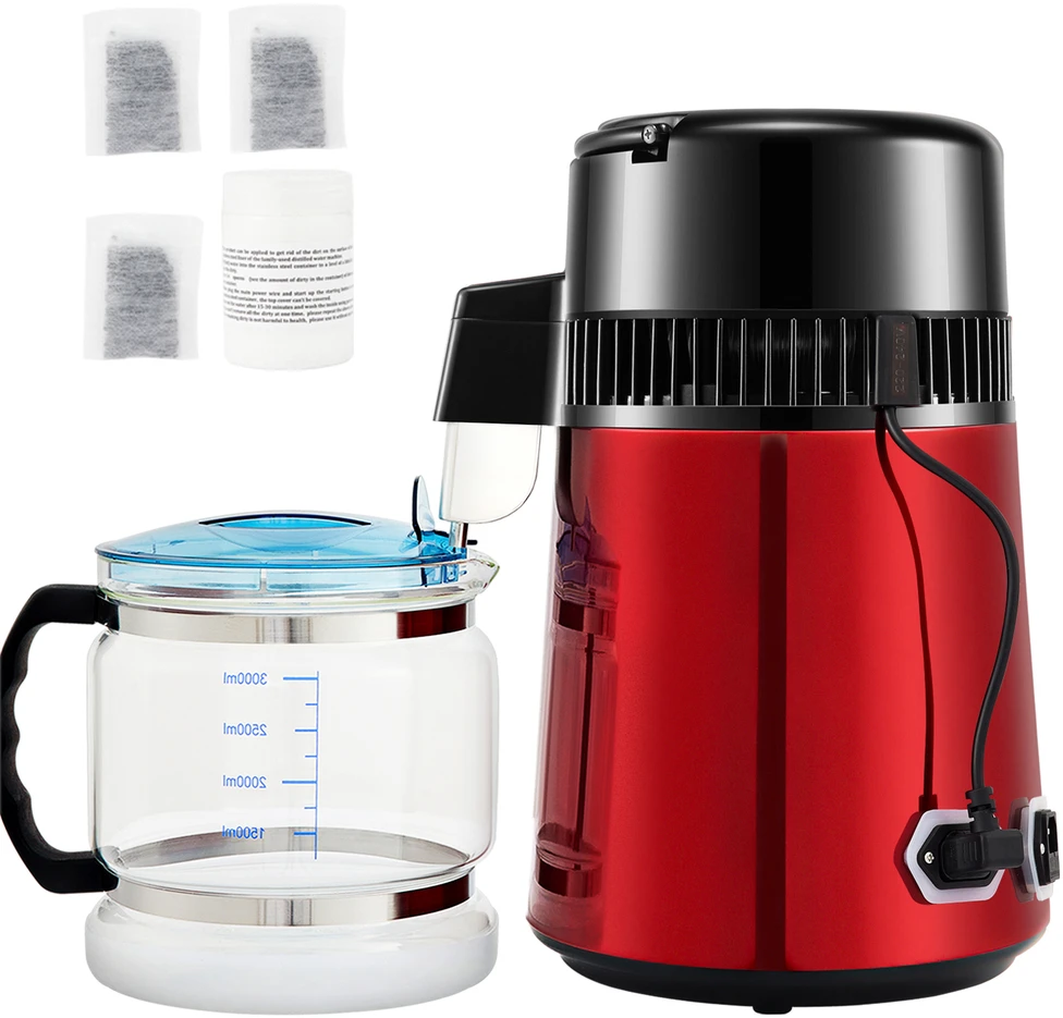 VEVOR 4 l vandens distiliatorius, 1 l/h, 750W