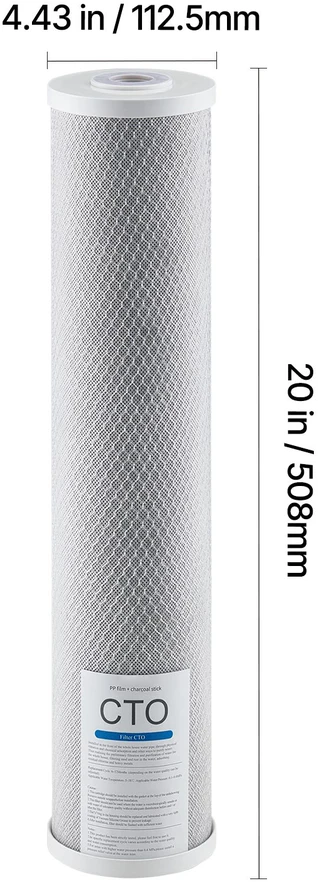 VEVOR Viso namo vandens filtro kasetė 11.25x50.7 cm