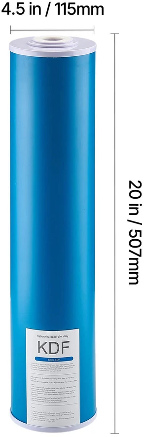 VEVOR namų vandens filtro kasetė 11,5 cm x 50,7 cm