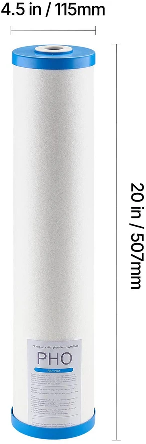VEVOR Viso namo vandens filtro kasetė 115x507 mm