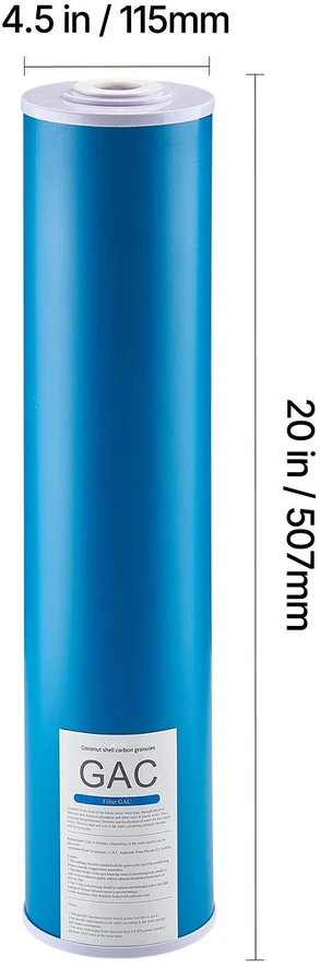 VEVOR Pakeitimo vandens filtro kasetė 11.5x50.7 cm