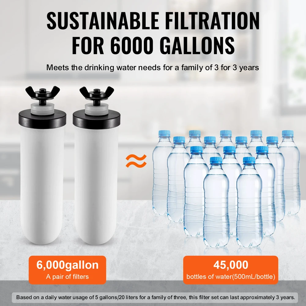 VEVOR vandens filtrų keitimo elementai, keramikos filtrai