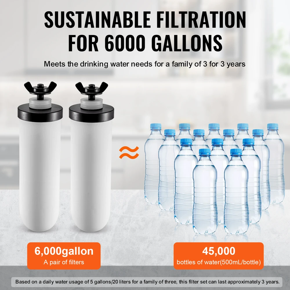 VEVOR vandens filtrų keitimo elementai, keramikos filtrai
