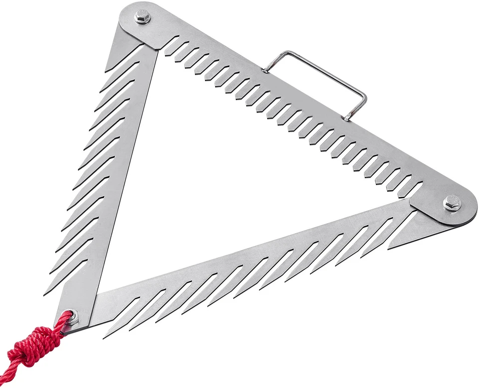 VEVOR 60 cm trikampis vandens žolių grėblys