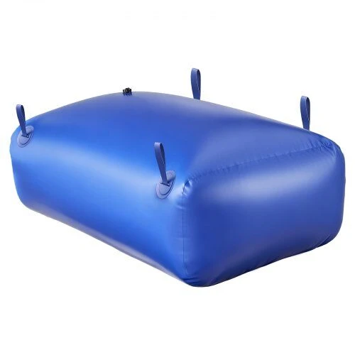Vevor Vandens saugojimo talpa 121x81.5x37 cm mėlyna PVC sulankstoma