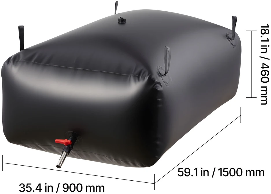 VEVOR Vandens saugojimo talpa 540L talpai