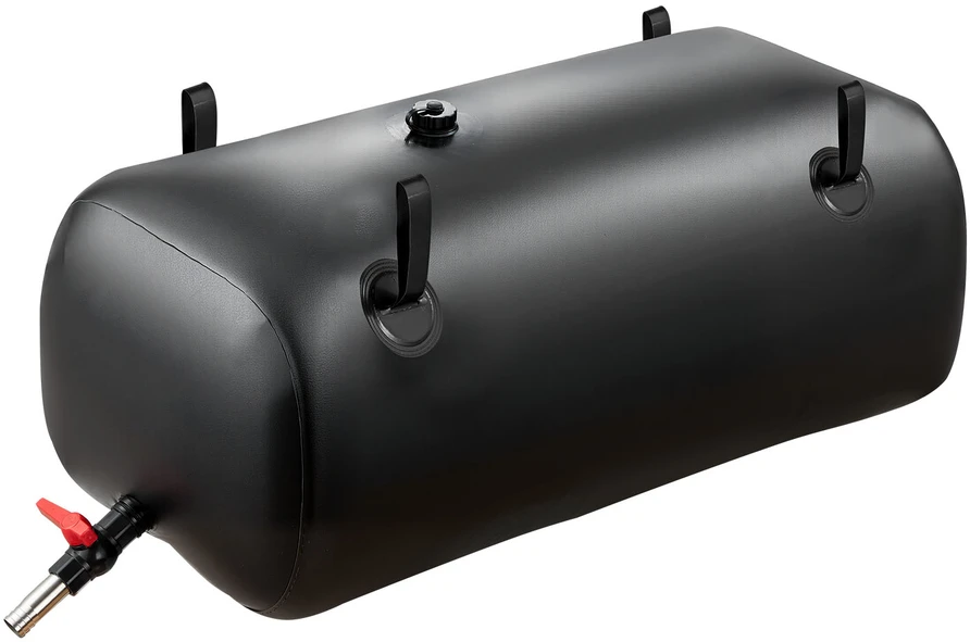 Vevor Vandens saugojimo talpa 85x44x35 cm juoda PVC sulankstoma