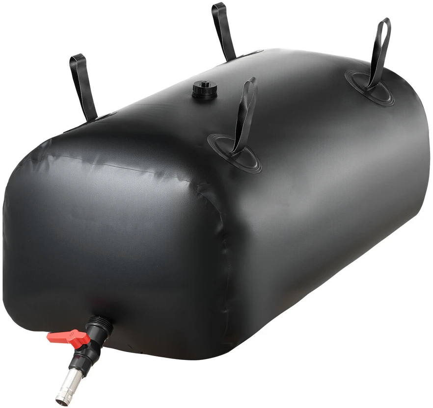 Vevor Vandens saugojimo talpa 85x44x35 cm juoda PVC sulankstoma
