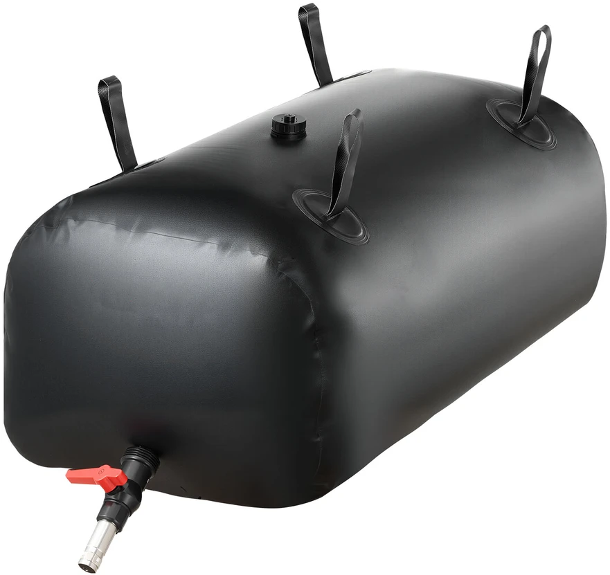 Vevor Vandens saugojimo talpa 85x44x35 cm juoda PVC sulankstoma