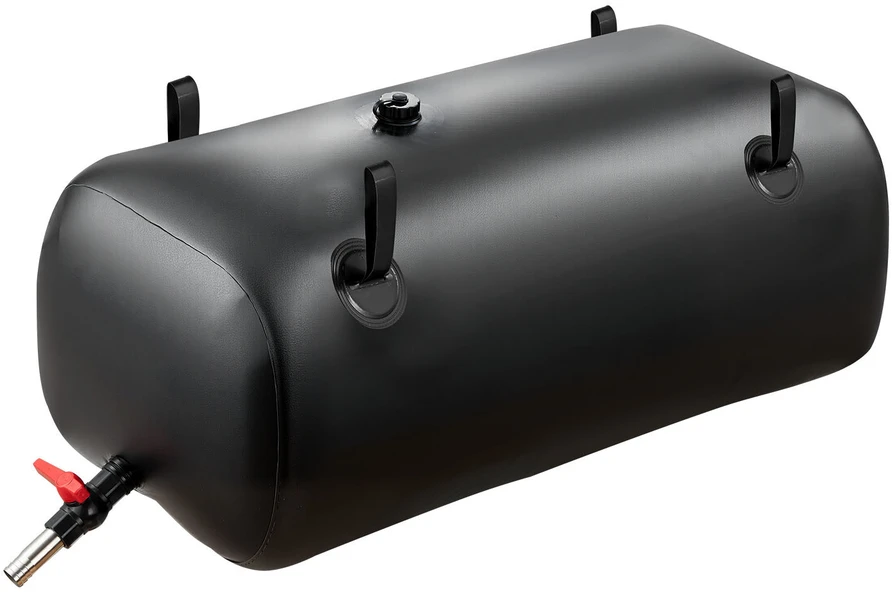 Vevor Vandens saugojimo talpa 85x44x35 cm juoda PVC sulankstoma