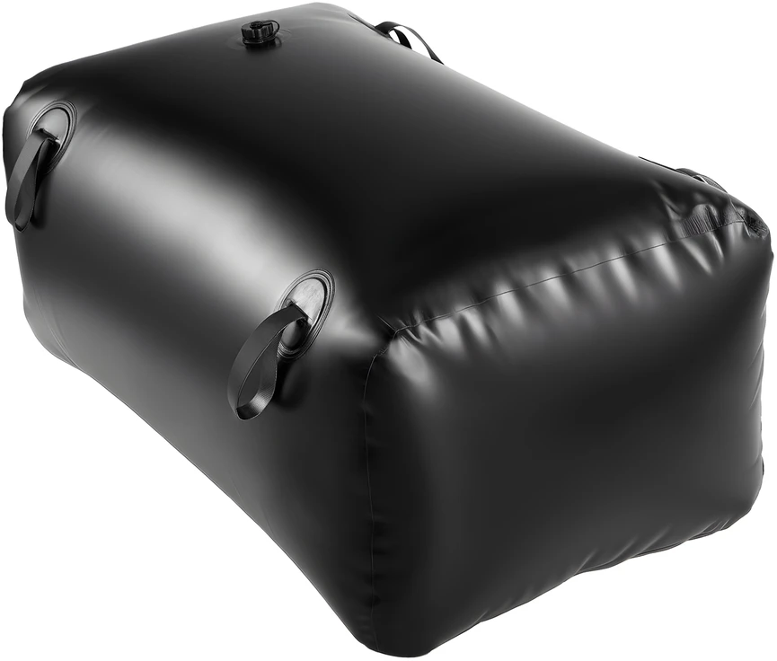 Vevor Vandens saugojimo talpykla 101x60x45 cm juoda PVC sulankstoma