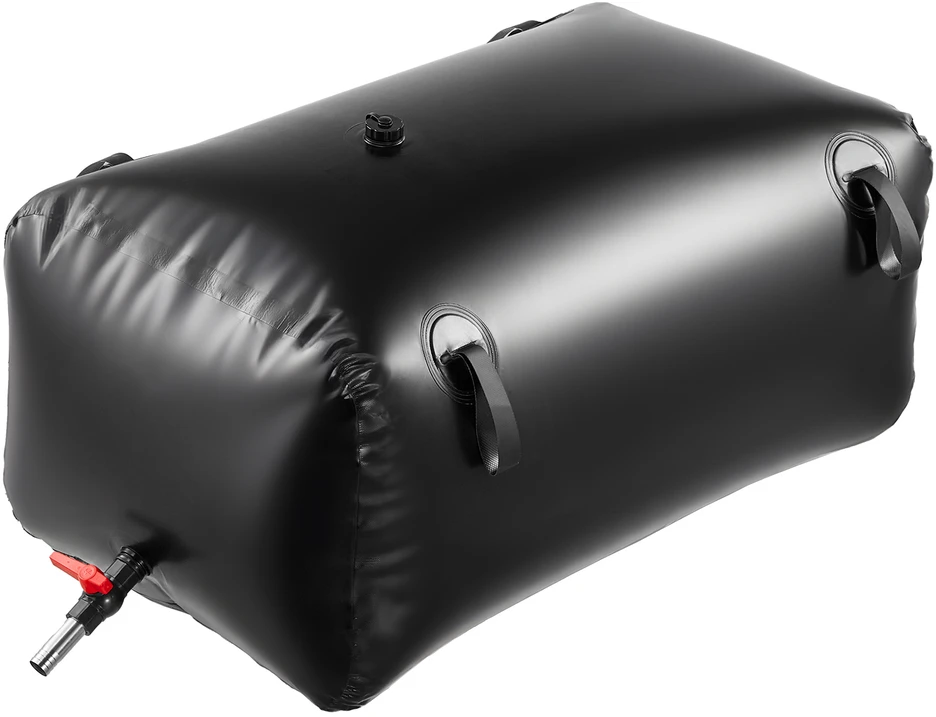 Vevor Vandens saugojimo talpykla 101x60x45 cm juoda PVC sulankstoma