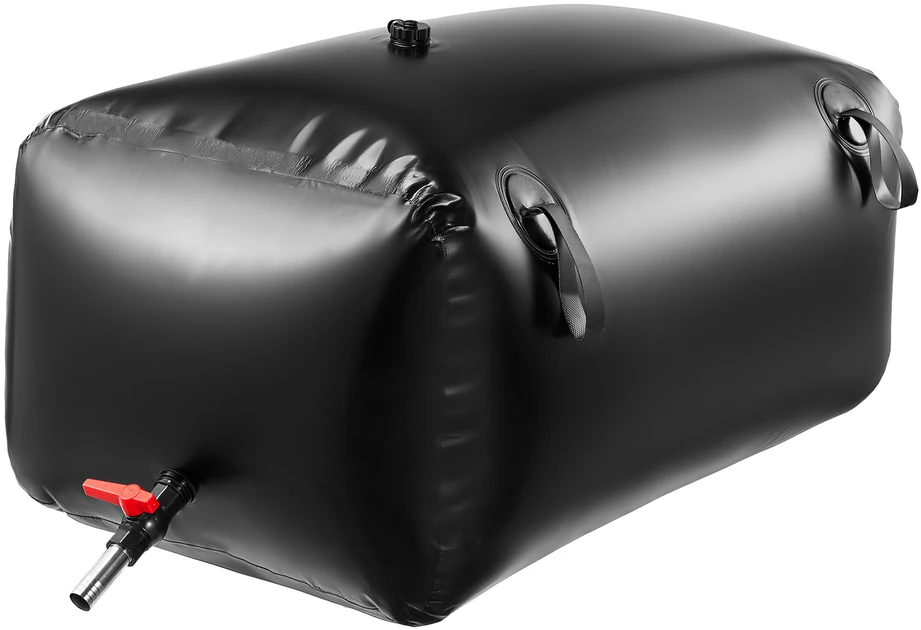 Vevor Vandens saugojimo talpykla 101x60x45 cm juoda PVC sulankstoma