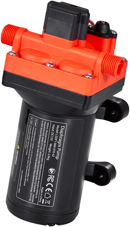 VEVOR vandens siurblys RV, 12V DC, 22,7 l/min