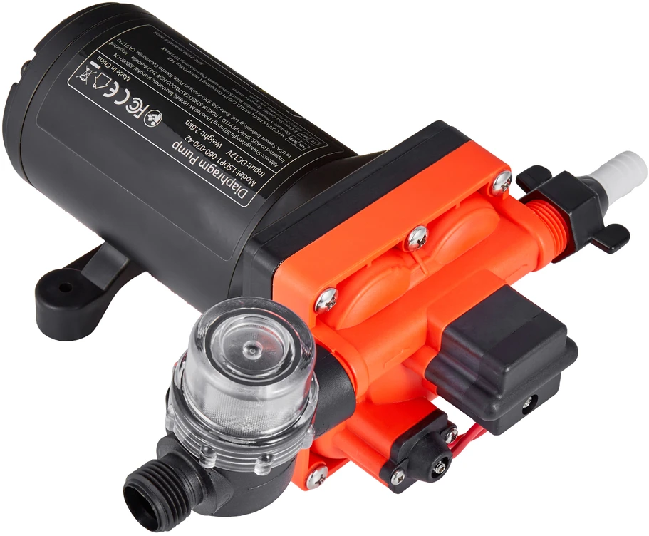 VEVOR vandens siurblys RV, 12V DC, 22,7 l/min