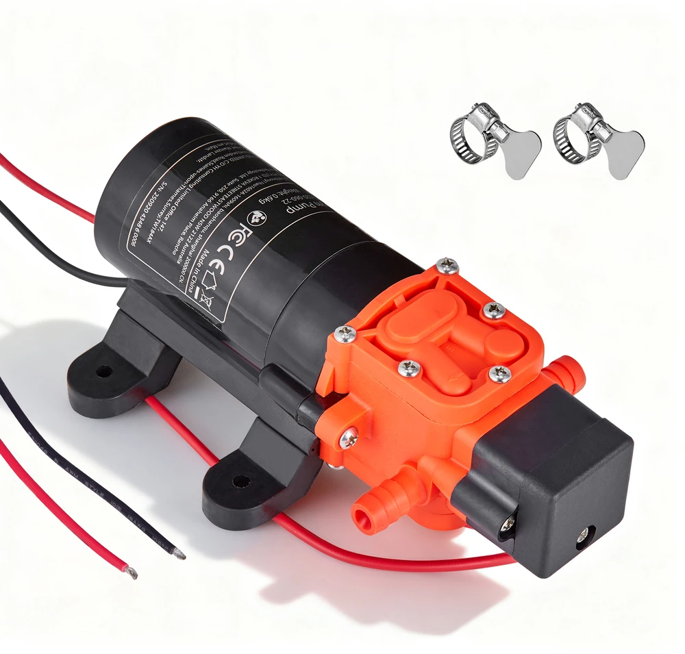 VEVOR Vandens slėgio siurblys, 12V, 80 PSI, 4,5 l/min